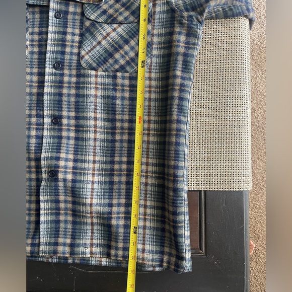 Pendleton Plaid Button-Up Shirt,
100% Pure Virgin Wool - Picture 4 of 6